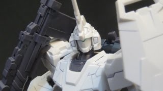 HGUC Full Armor Unicorn Gundam review 4 Unicorn Mode Gundam UC Banaghers Gunpla model ガンプラ [upl. by Daveta501]