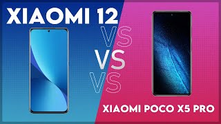 Xiaomi 12 vs Xiaomi Poco X5 Pro Technical Comparison [upl. by Suoirad298]