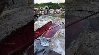 Red crystal stone 😱 shortsfeed viralshort viralvideo [upl. by Aitnic307]