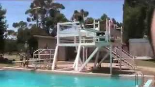 Diving Board Accident Diving Board Fail [upl. by Eisned262]