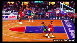 Petrovic Glitch in NBA Jam [upl. by Lehpar]