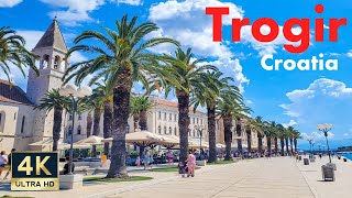 Trogir Croatia 🇭🇷 4K Old Town Walking Tour 2022 [upl. by Anaylil277]