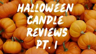 Halloween Candle Reviews  Part 1 [upl. by Reham]