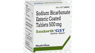 Sodarik GST Tablets Sodium Bicarbonate Enteric Coated Tablets 500 mg [upl. by Auqenes]