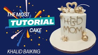 The most tutorial founded cakefounded cake maikingkhalid baiking [upl. by Marchak414]