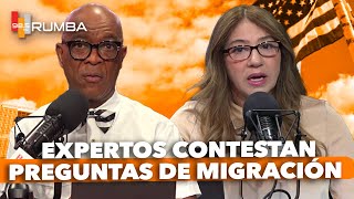 EXPERTOS ROQUE LEONEL Y DÉBORA ROSARIO CONTESTAN PREGUNTAS DE MIGRACIÓN [upl. by Verina2]