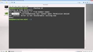 Linux Mint Shell Scripting for Beginners Part 2 [upl. by Eillat]