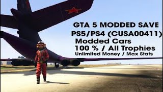 𝗦𝗮𝘃𝗲𝗴𝗮𝗺𝗲 GTA V Modded Save PS4PS5 NextGen [upl. by Isabelita]