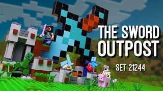 The Sword Outpost LEGO Minecraft 21244 Early Review [upl. by Icam256]