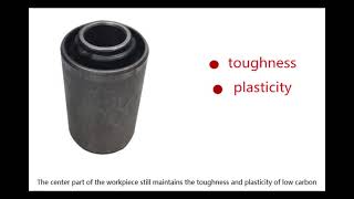 Carburization in rubber bushing production [upl. by Kcirdes52]