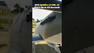 DCS Spitfire LF Mk IX Start Up Tutorial in Less than 60 Seconds  Digital Combat Simulator shorts [upl. by Nandor]