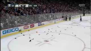 Chris Kunitz Hat Trick Against Islanders 31013 [upl. by Zoara]