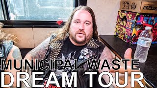 Municipal Waste  DREAM TOUR Ep 566 Warped Edition 2017 [upl. by Hsirrehc95]