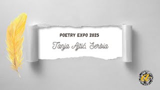 Tanja Ajtić Poem “Silence” for Poetry Expo 2025 [upl. by Viscardi]