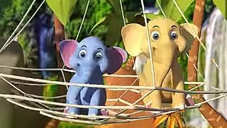 Deux éléphants qui se balançaient en chantant  YouTube short Animations Chrétiennes pour Enfants [upl. by Sivram]