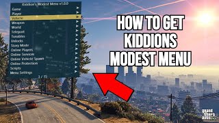 How To Get Kiddions Modest Menu 2024 [upl. by Salangia731]