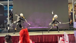 Nier Automata 2B 9S【Makkusu shumi Expo 2024】 cosplayers miri josenho8071 from Kuching [upl. by Ahsanat]