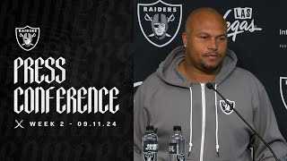 Coach Pierce ‘It’s Going To Take All 11 Guys To Do Their Job’  Raiders  NFL [upl. by Norha]