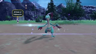 Shiny Treecko  Shiny Grovyle Evolution  Pokemon Scarlet And Violet [upl. by Larochelle]