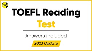 New TOEFL Reading Test with Answers [upl. by Hassett]