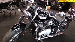 2019 Triumph Speedmaster Bonneville 1200 ǀ 2018 AIMExpo Las Vegas [upl. by Julie366]