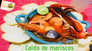 Caldo de mariscos receta para chuparse los dedos [upl. by Childs]