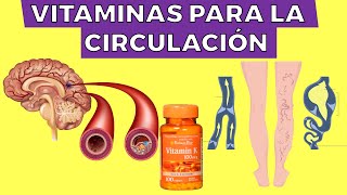 Las mejores vitaminas y suplementos para mejorar la circulación sanguínea [upl. by Aenehs]