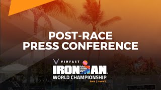 Professional PostRace Press Conference  2023 VinFast IRONMAN World Championship [upl. by Acinod]