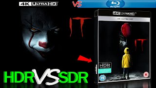 It 2017 HDR ANALYSIS 4K Blu Ray vs 1080p BD SDR 100nits TRUEDIFFERENCE WATCHINHDR [upl. by Questa840]