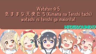 ROMENGCODED Wataten☆5  Kimama na Tenshi tachi  Wataten OP [upl. by Sum146]