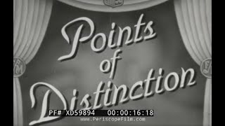 “POINTS OF DISTINCTION” PERMO PHONOGRAPH  RECORD PLAYER NEEDLE 1940s PROMO FILM XD59894 [upl. by Cherilynn]