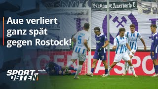 Hansa Rostock schockt dezimierte Auer in der Nachspielzeit  MDR [upl. by Akem655]