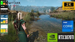 The Witcher 3  RTX 3070TI  NVIDIA RTX  DLSSG Frame Generation MOD [upl. by Nemlaz]