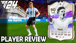 90 Future Stars Icon Petit Player Review  EA FC 24 [upl. by Ford]