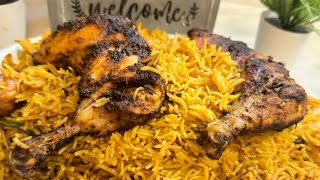 Yemeni Chicken Mandi  Baked Smoky Chicken Rice [upl. by Emia]