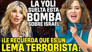 💥¡¡TOMAAA💥 AYUSO ¡¡NO AGUANTA MÁS Y REVIENTA a YOLANDA DÍAZ por usar un LEMA CRIMINAL [upl. by Elodea]