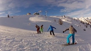 Snowboarding Sauze DOulx Italy HD [upl. by Alla88]