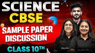 SCIENCE CBSE Sample Paper Discussion  Class 10th BOARD 2024 [upl. by Akirdnwahs]