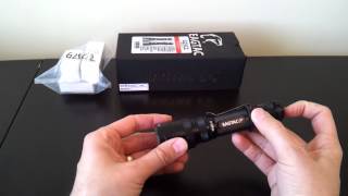 Eagletac G25C2 Mark II XML2 U2 1x18650 2xCR123ARCR flashlight review by selfbuilt [upl. by Starobin]