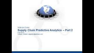 Adexa Supply Chain Predictive Analytics Part 2 [upl. by Iteerp]