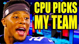 Madden Fantasy Draft BUT The CPU Drafts My Team [upl. by Jae]