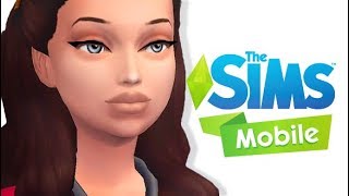 CREATING OLIVE HART  THE SIMS MOBILE  CAS [upl. by Ashla]