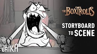 ”Someones Got The Cheese Fits” Storyboard to Scene — The Boxtrolls  LAIKA Studios [upl. by Phelia]