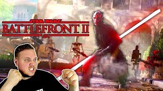 DARTH MAUL ER VILD 🔦  Star Wars BattleFront 2 Multiplayer BETA Dansk [upl. by Adnirim]