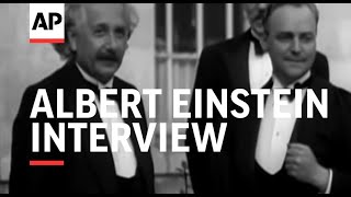 ALBERT EINSTEIN INTERVIEW  SOUND [upl. by Retlaw968]