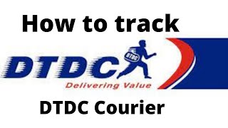 how to track DTDC courier [upl. by Willock]