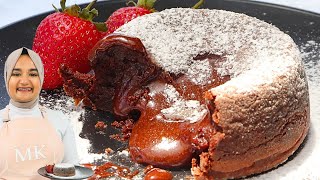 Amazing CHOCOLATE LAVA CAKE in less than 30 mins [upl. by Atiuqet821]