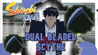 DUAL BLADED SCYTHE  Shinobi Life 2 LOCATION [upl. by Cos]