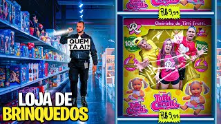 24 HORAS NA MAIOR LOJA DE BRINQUEDO Fomos pegos [upl. by Evatsug]