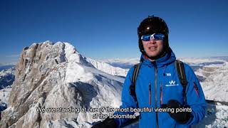 Review of the skiing Area Arabba  Marmolada by the meteorologists of Alpenweerman Netherlands [upl. by Abraham773]